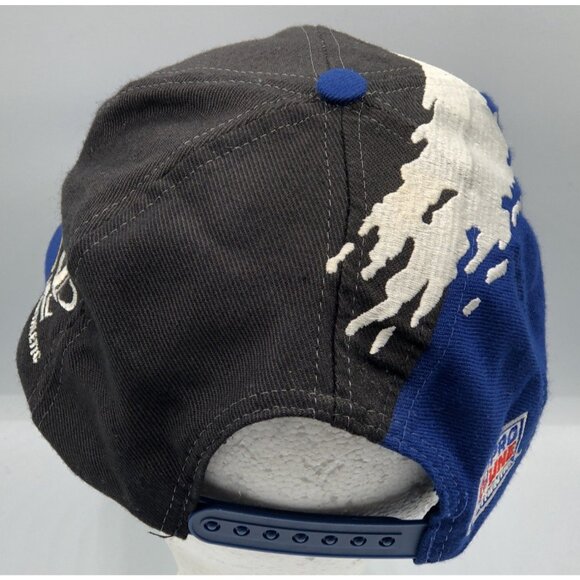 Vintage Dallas Cowboys 90’s Logo Athletics Pro Line Black Splash Snapback Hat - Picture 5 of 12